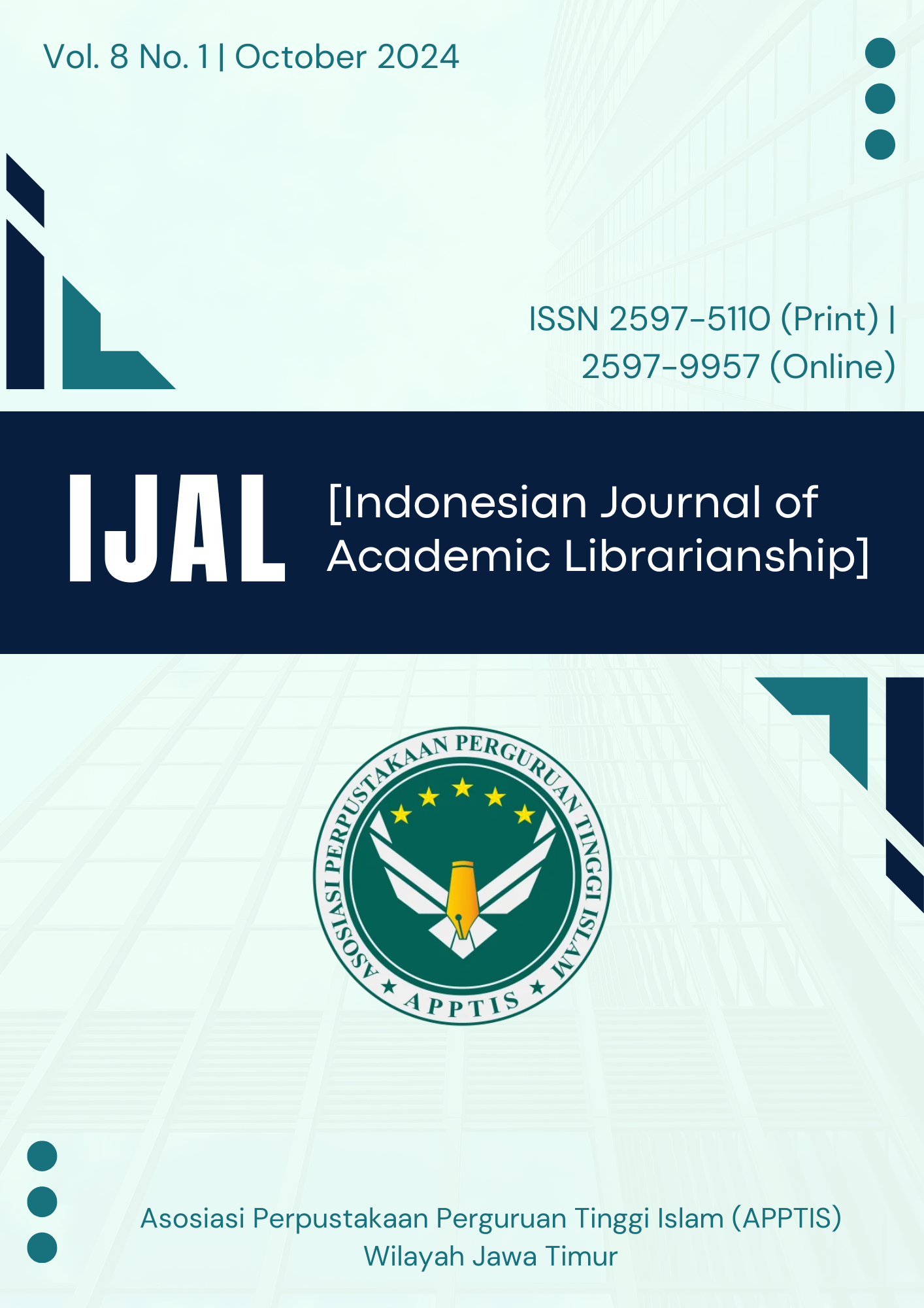 					View Vol. 8 No. 1 (2024): OCTOBER
				